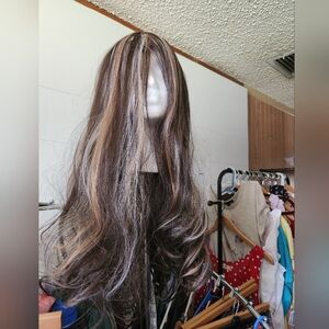 Very Long Thick Multicolor Wig.